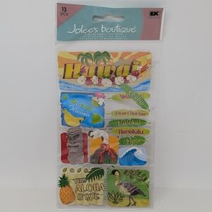 Jolee's Boutique Hawaii Themed Stickers